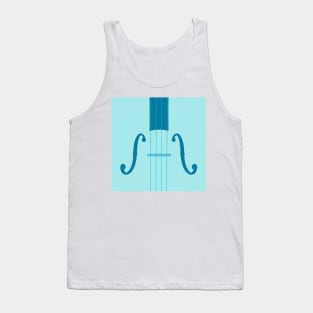 Strings in Shades of Blue Tank Top